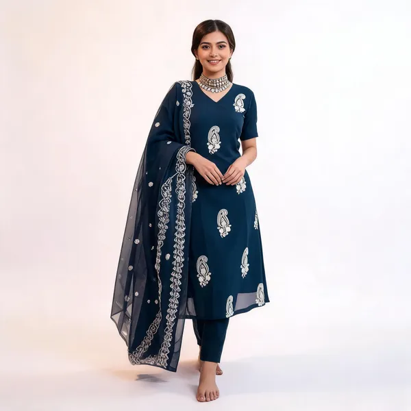 Morpich_Cotton_Embroidered_Kurti_Pant_Dupatta_Set_For_Women