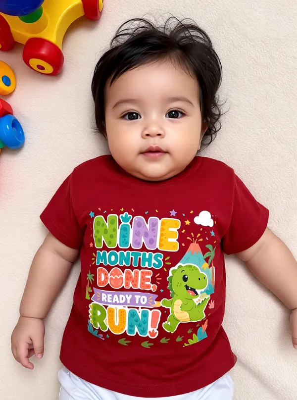 Red_Cotton_Short_Sleeve_Graphic_T_Shirt_For_Kids