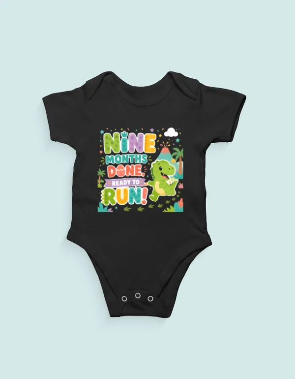 Black_Cotton_Short_Sleeve_Graphic_Bodysuit_For_Kids