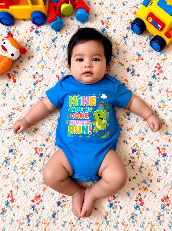 Blue_Cotton_Short_Sleeve_Graphic_Bodysuit_For_Kids