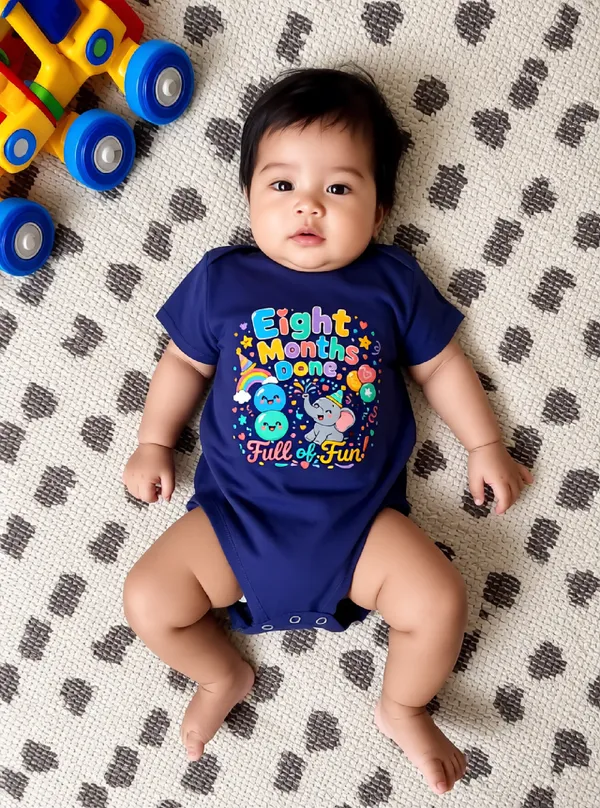 Navy_Cotton_Short_Sleeve_Graphic_Onesie_For_Infants