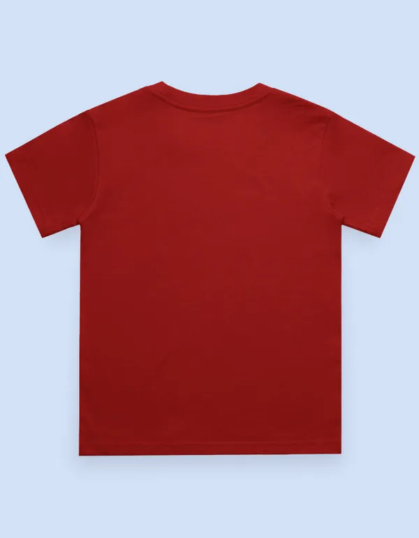 Red_Cotton_Short_Sleeve_Graphic_T_Shirt_For_Kids