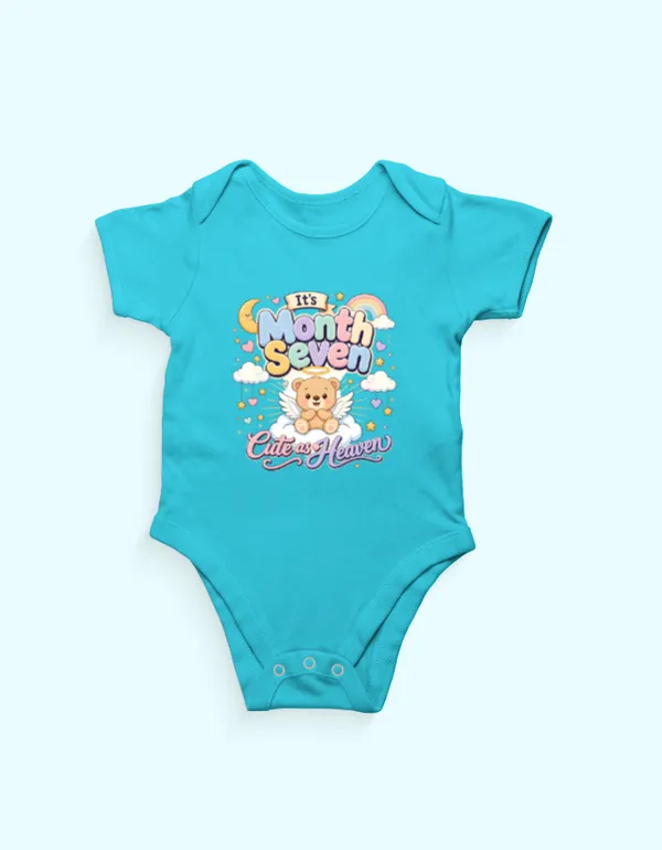 Turquoise_Cotton_Short_Sleeve_Graphic_Onesie_For_Kids