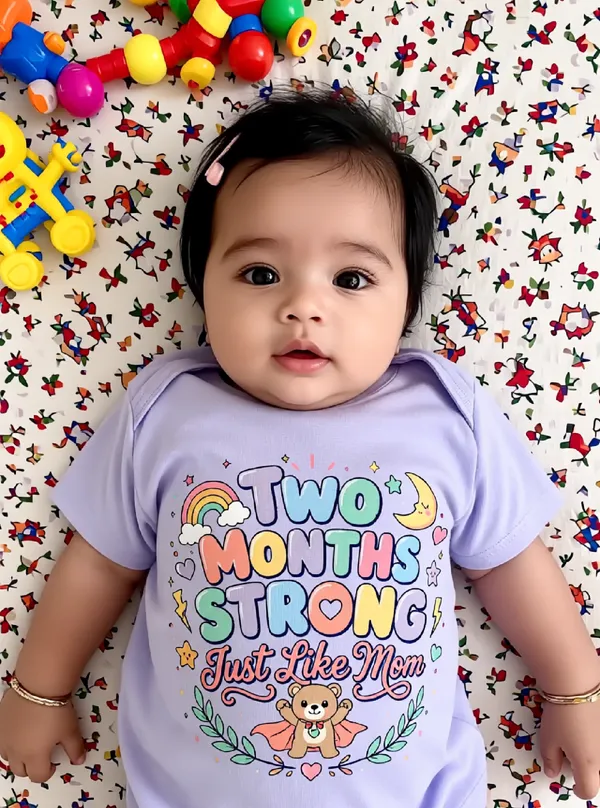 Lavender_Cotton_Short_Sleeve_Graphic_T_Shirt_For_Kids
