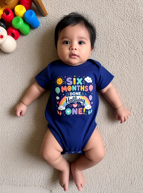 Navy_Cotton_Short_Sleeve_Graphic_Onesie_For_Kids