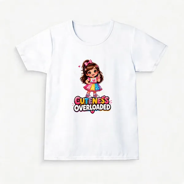 White_Cotton_Regular_Fit_Graphic_T_Shirt_For_Girls