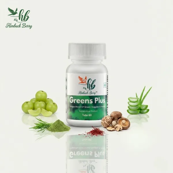 Veda_Green_Plus_Wheat_Grass_Spirulina_Alfalfa_Tablets_60