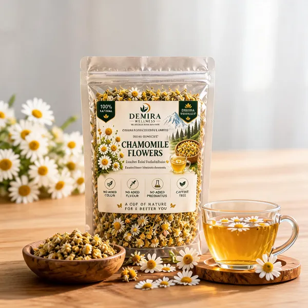 Demira_Wellness_Botanicals_Chamomile_Flowers_100Gm