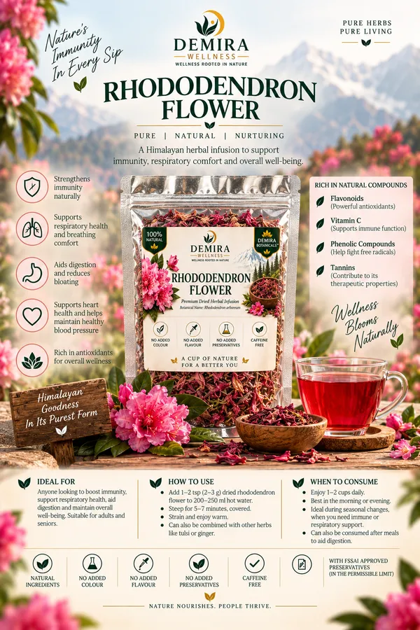 Demira_Wellness_Botanicals_Rhododendron_Flower_100Gm