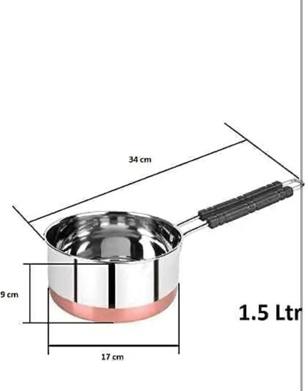 Stainless_Steel_Copper_Bottom_1.5_Litre_Saucepan