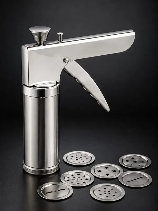 Stainless_Steel_Manual_Cookie_Press_With_Interchangeable_Discs