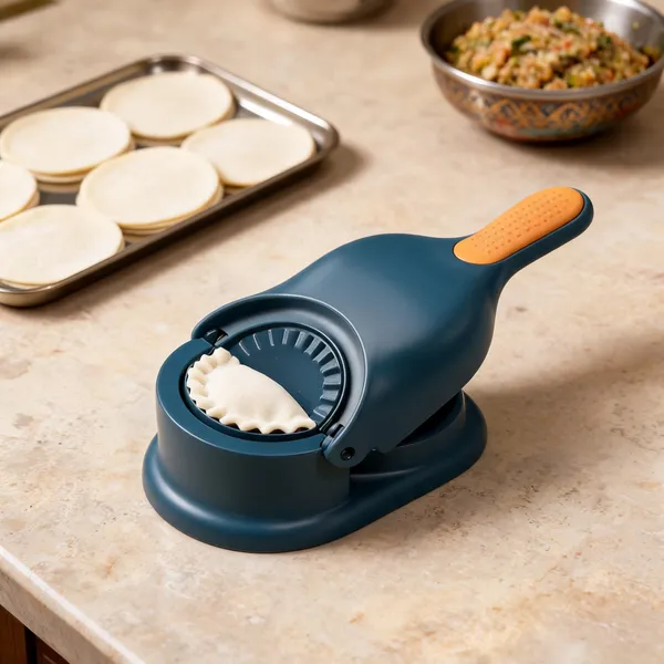 Plastic_Ergonomic_Blue_Dumpling_Maker