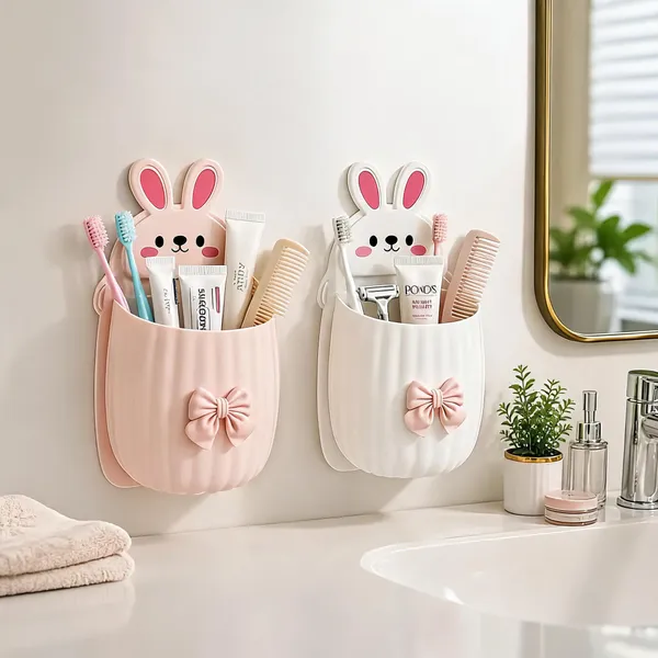 Plastic_Bunny_Wall_Mounted_Adhesive_Bathroom_Organizer