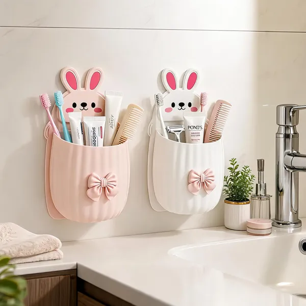 Plastic_Bunny_Wall_Mounted_Adhesive_Bathroom_Organizer