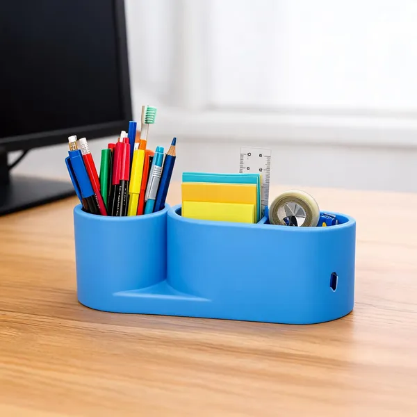 Plastic_Modern_Multi-Compartment_Blue_Desk_Organizer