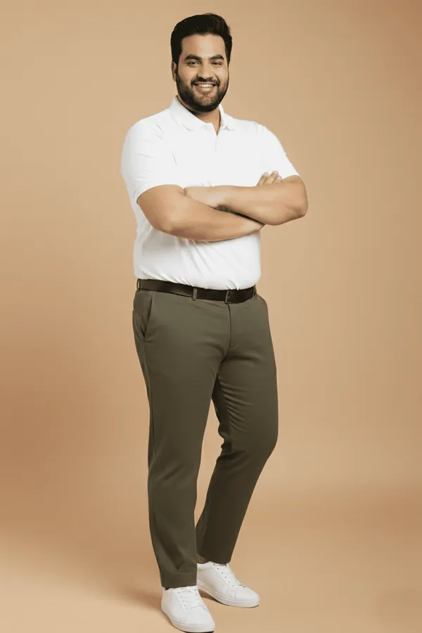 Beyond_Olive_Green_Smart_Fit_Stretch_Trousers_Sizes_2xl_8xl