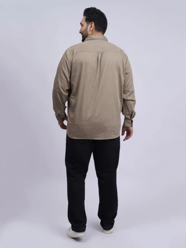 Beige_Textured_Patterned_Plus_Size_Shirt_For_Men_3xl_8xl