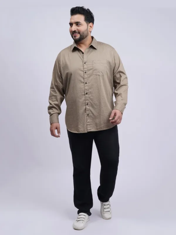 Beige_Textured_Patterned_Plus_Size_Shirt_For_Men_3xl_8xl