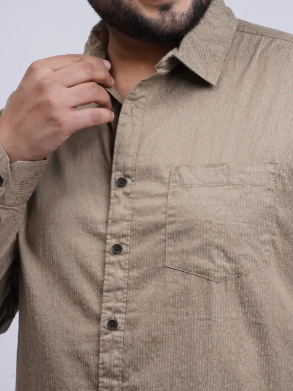 Beige_Textured_Patterned_Plus_Size_Shirt_For_Men_3xl_8xl