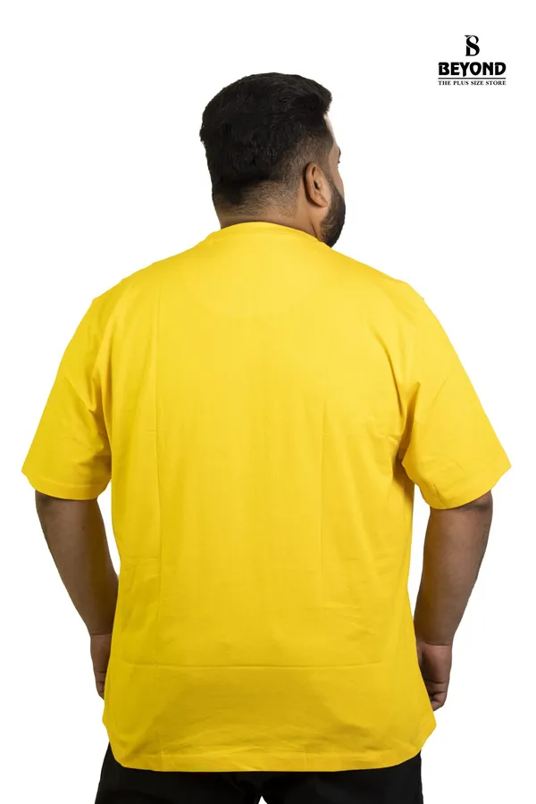 "Now_or_Never"_Bold_Yellow_Graphic_T-Shirt_(2XL–8XL)