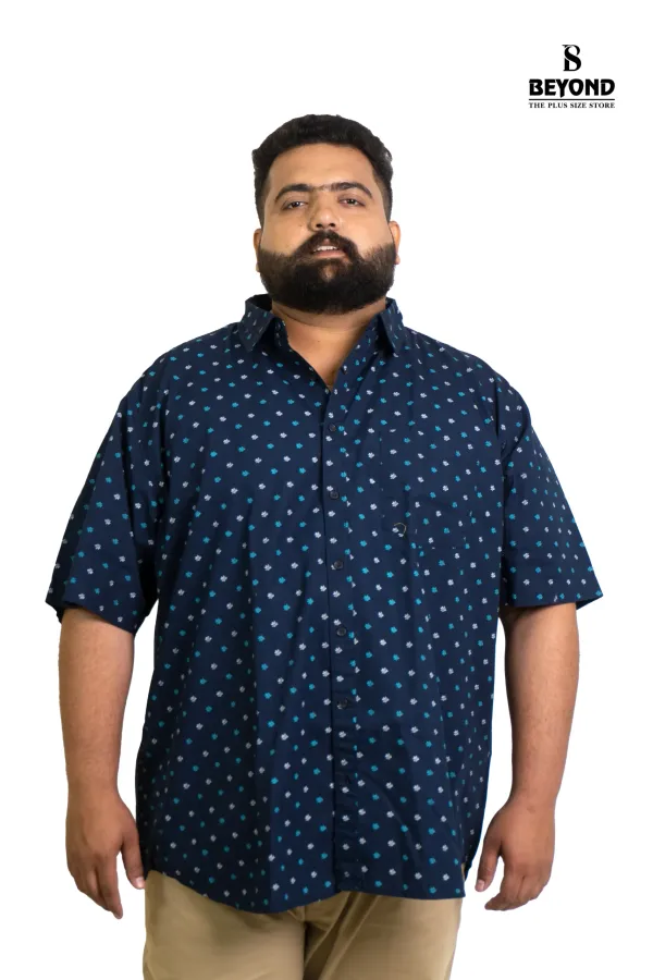 Navy_Blue_Cotton_Printed_Shirt_–_Easygoing_Style_for_Big_Personalities_(4XL–7XL)
