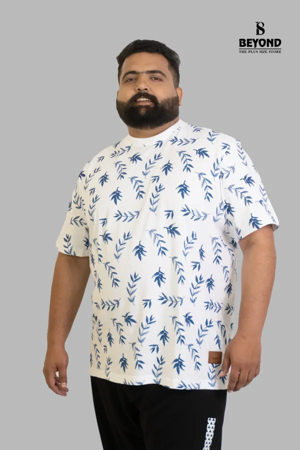 White_Leaf_Print_Cotton_T-Shirt_–_Effortless_Comfort_&amp;_Style_for_Plus-Size_Men_(2XL–8XL)