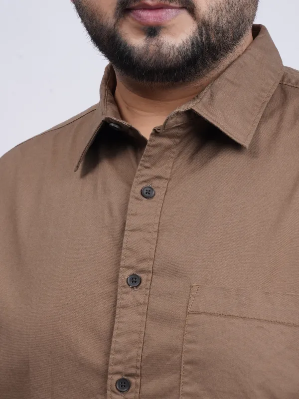 Brown_Premium_Solid_Plus-Size_Shirt_for_Men_(3XL–8XL)
