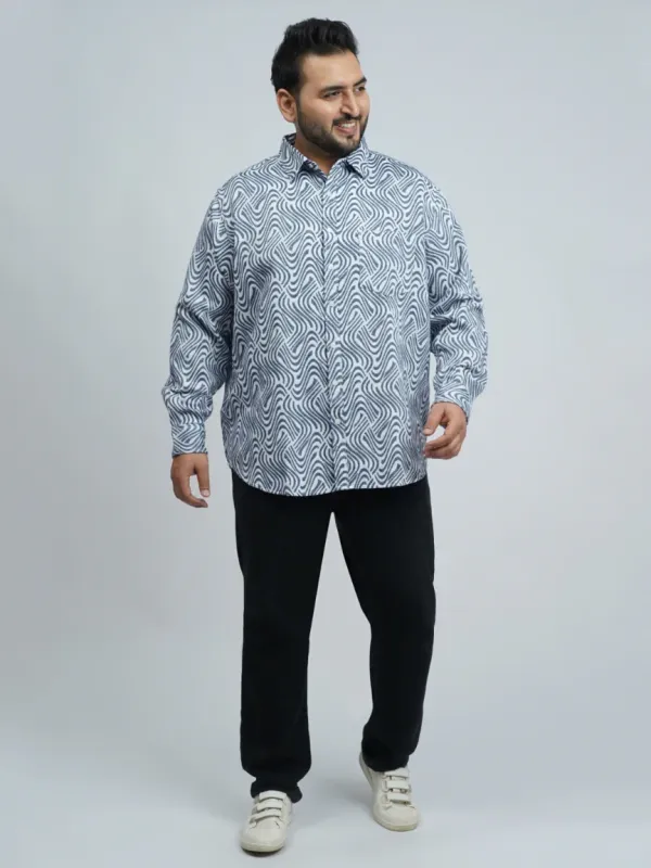Grey_&_White_Cotton_Shirt_For_Men