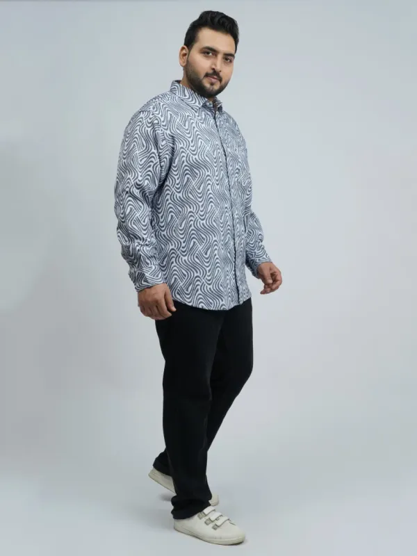 Grey_&_White_Cotton_Shirt_For_Men