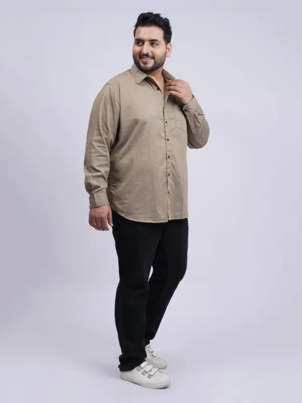 Beige_Textured_Patterned_Plus-Size_Shirt_for_Men_(3XL–8XL)