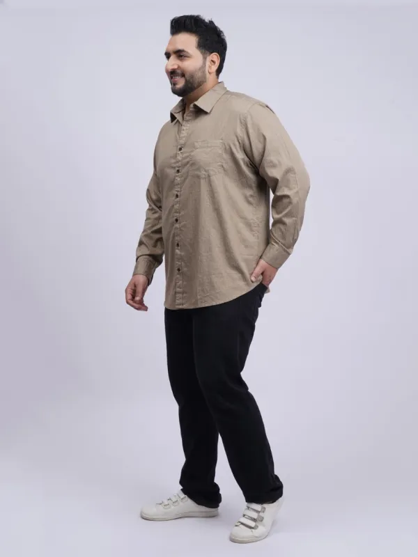 Beige_Textured_Patterned_Plus-Size_Shirt_for_Men_(3XL–8XL)
