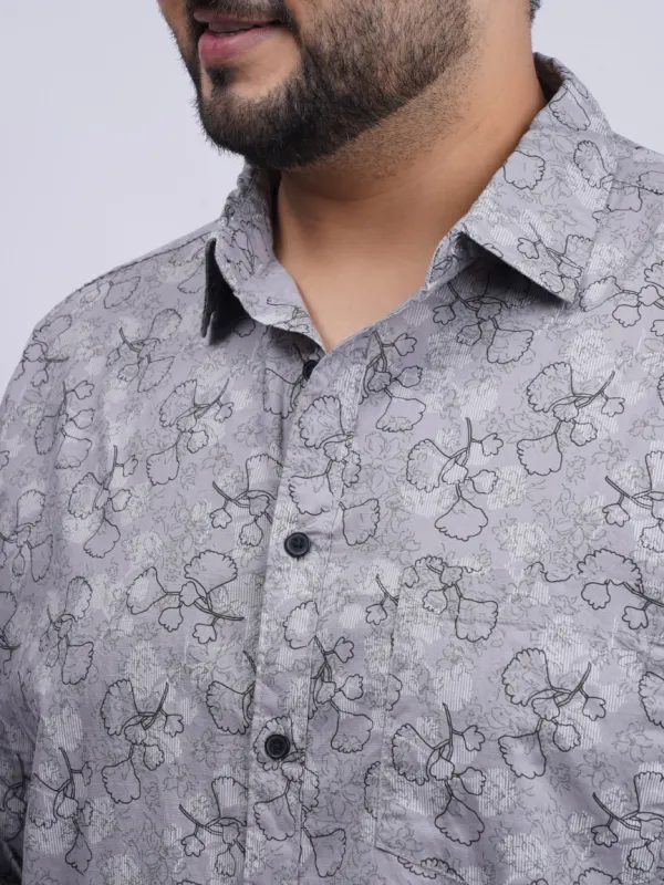 Grey_Floral_Printed_Plus-Size_Shirt_for_Men_(3XL–8XL)