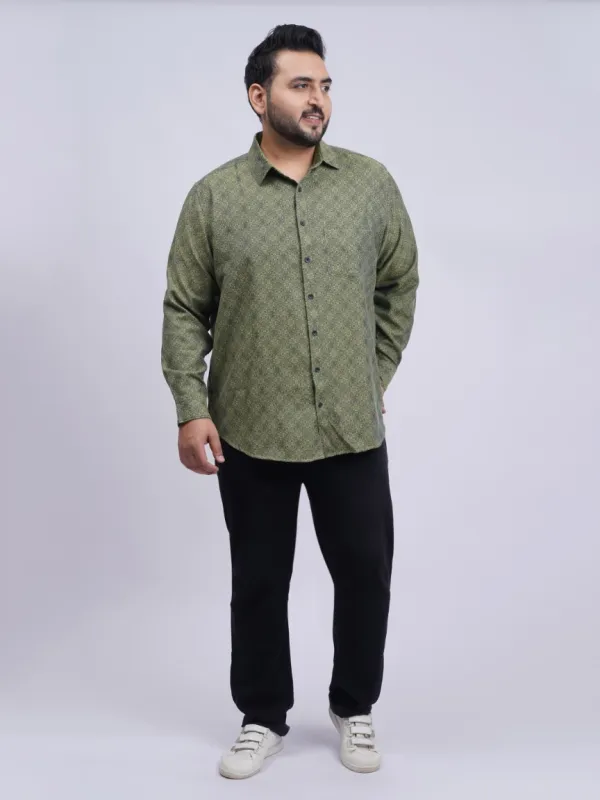 Olive_Cotton_Shirt_For_Men