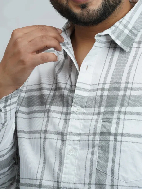 White_&amp;_Grey_Classic_Check_Plus-Size_Shirt_for_Men_(2XL–8XL)_|_Beyond_The_Plus_Size_Store
