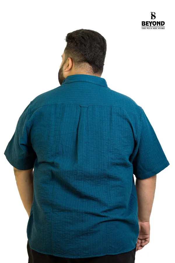 Urban_Teal_Luxe_Textured_Cotton_Shirt_(2XL–_8XL)