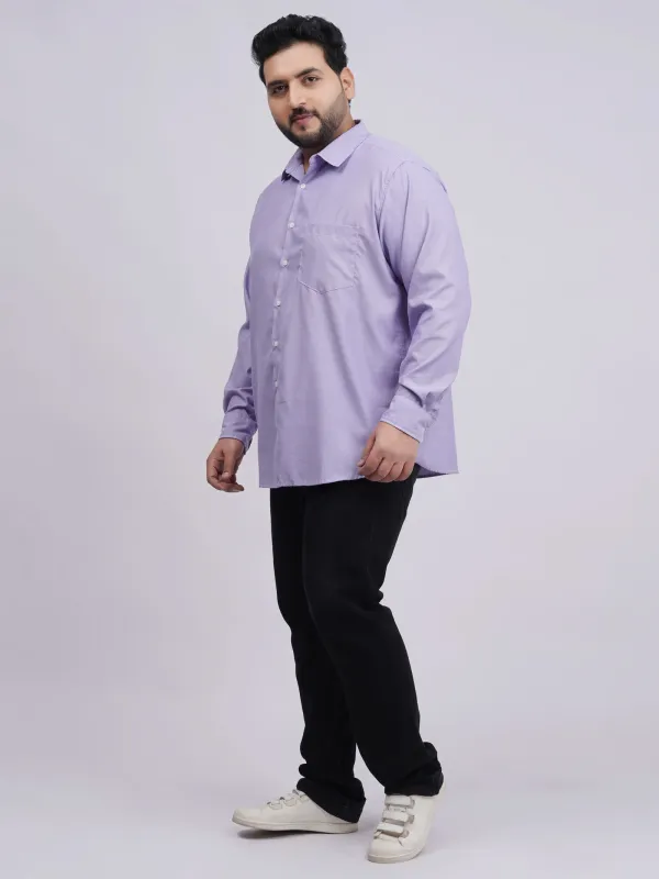 Plus_Size_Lavender_Formal_Shirt_For_Men