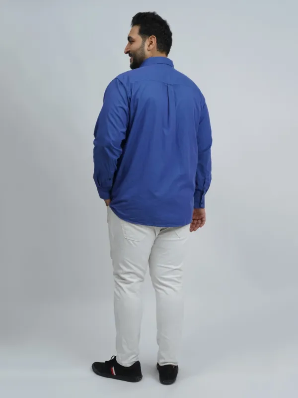 Royal_Blue_Jacquard_Cotton_Plus_Size_Shirt_For_Men_3xl_8xl