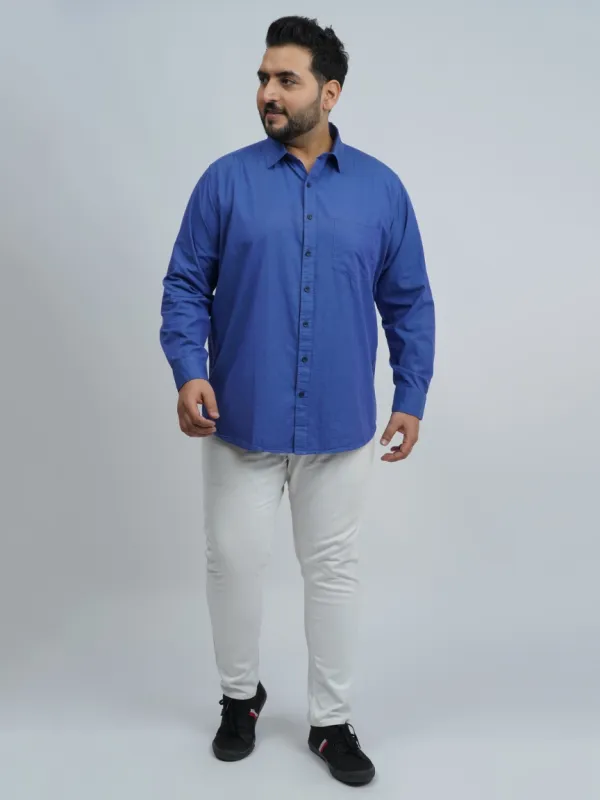 Royal_Blue_Jacquard_Cotton_Plus_Size_Shirt_For_Men_3xl_8xl