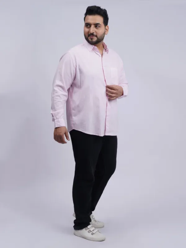 Pink_Premium_Solid_Plus_Size_Shirt_For_Men_3xl_8xl