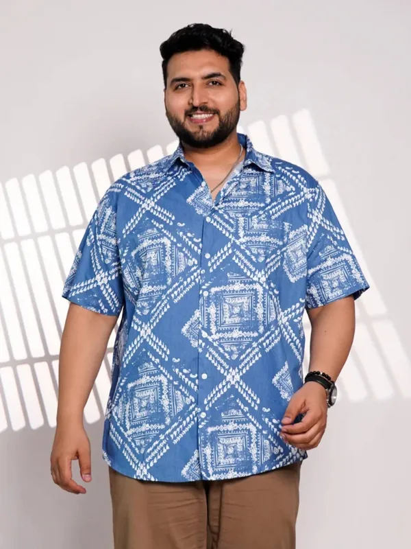 Plus_Size_Sky_Blue_Printed_Casual_Shirt_for_Men