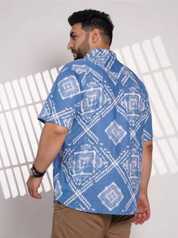 Plus_Size_Sky_Blue_Printed_Casual_Shirt_for_Men