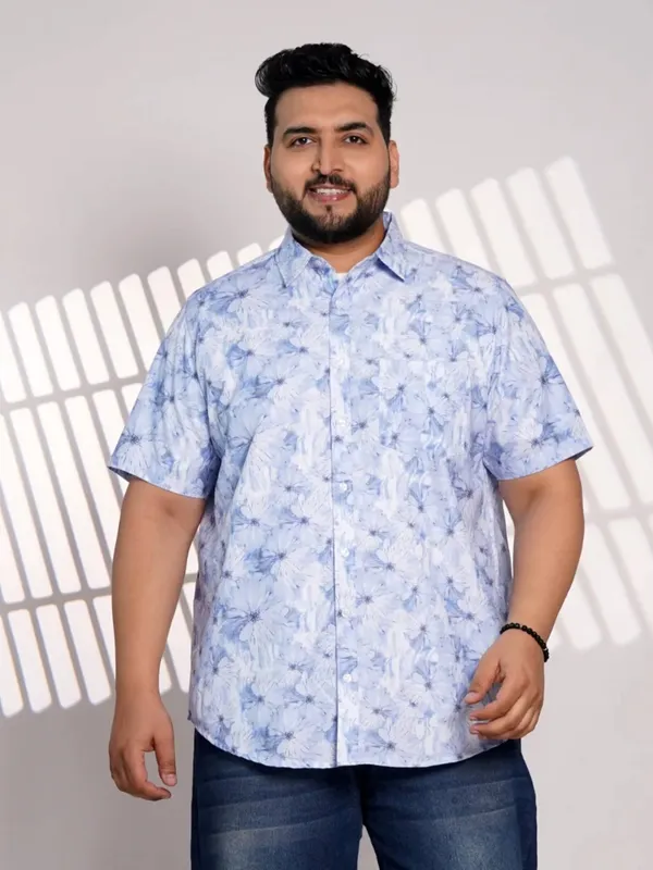 Sky_Blue_Cotton_Shirt_For_Men