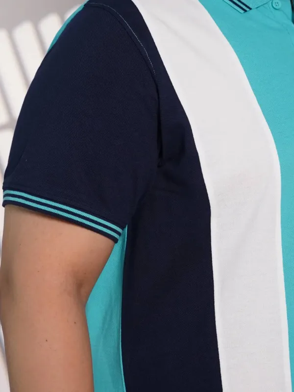Aqua_Blue_Cotton_T-Shirt_For_Men