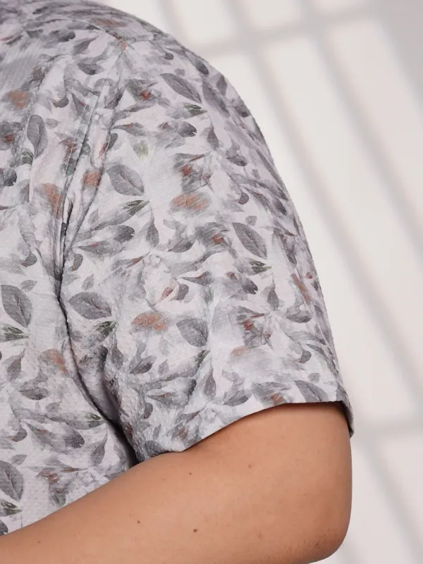 Plus_Size_Grey_Floral_Printed_Casual_Shirt_for_Men