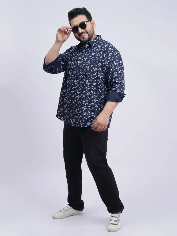 Navy_Blue_Floral_Printed_Plus_Size_Shirt_For_Men_3xl_8xl