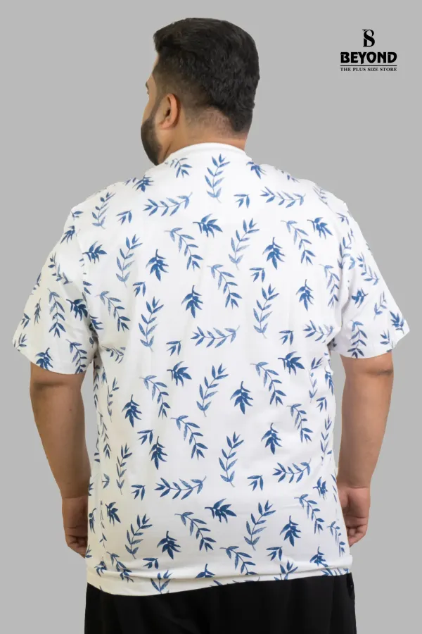 White_Leaf_Print_Cotton_T_Shirt_Effortless_Comfort_Style_For_Plus_Size_Men_2xl_8xl