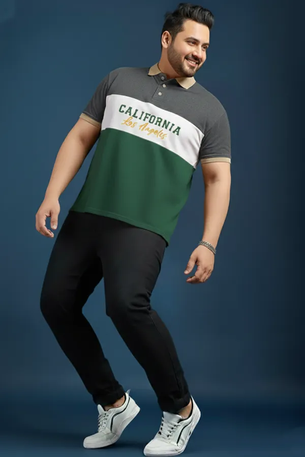 California_Block_Polo_Tee_3xl_8xl_Urban_Cool_Series