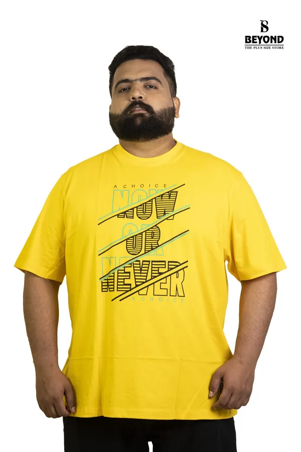 Now_Or_Never_Bold_Yellow_Graphic_T_Shirt_2xl_8xl