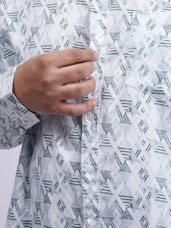 White_Grey_Abstract_Geometric_Printed_Plus_Size_Shirt_For_Men_3xl_8xl