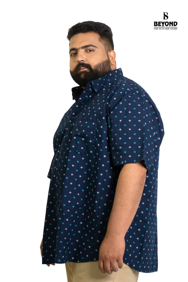 Navy_Blue_Cotton_Printed_Shirt_Easygoing_Style_For_Big_Personalities_4xl_7xl